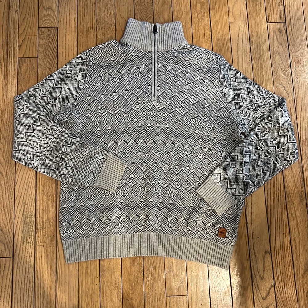 Napapijri wool blend quarter zip sweater